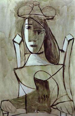 Pablo Picasso - Young Girl Struck by Sadness
